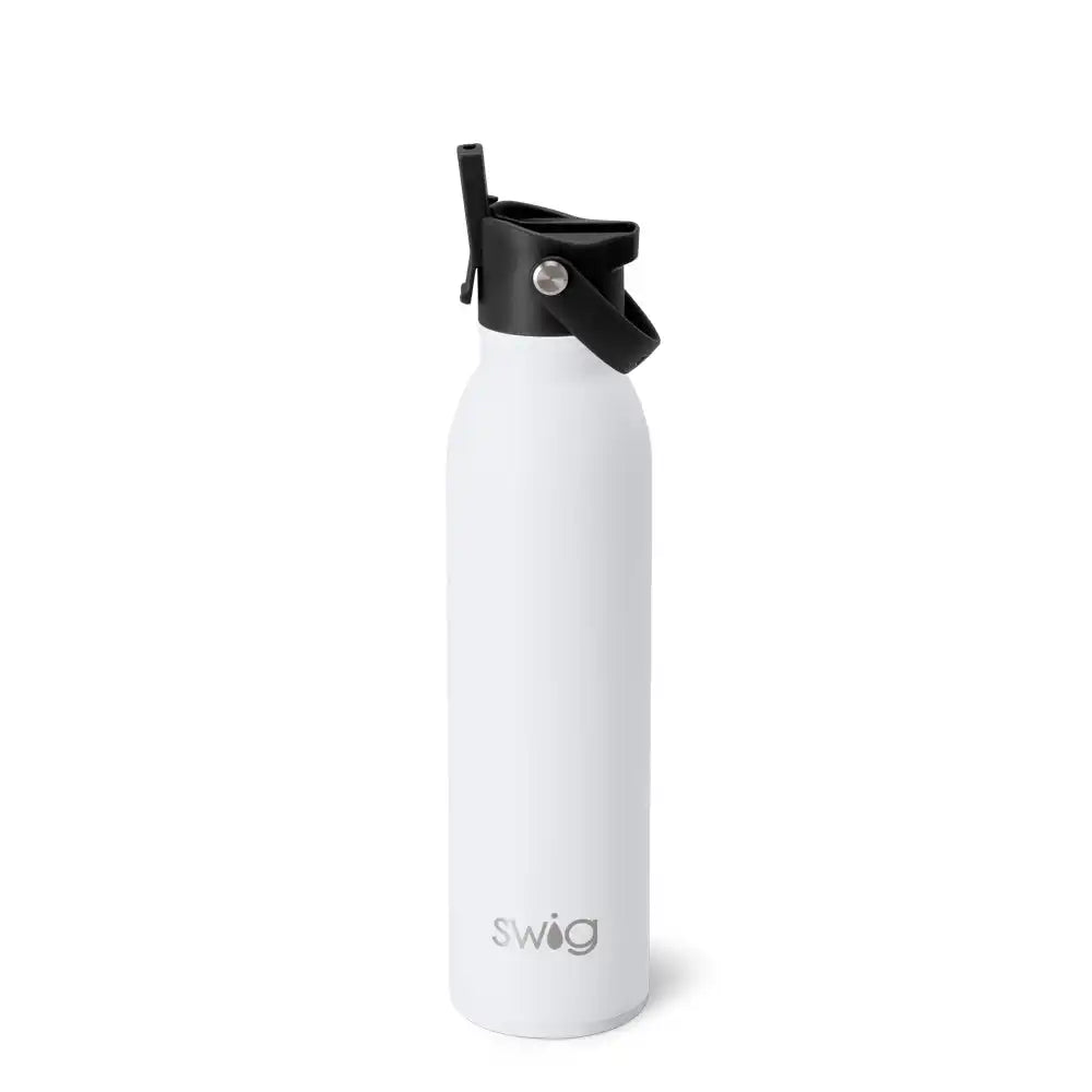 White Flip + Sip Bottle 20oz